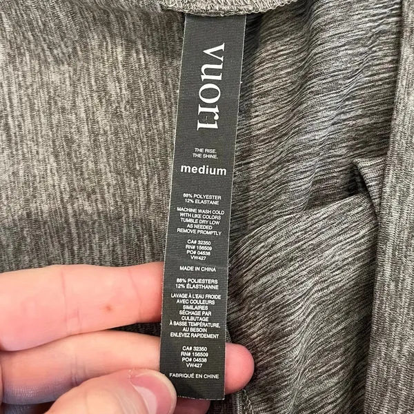 Vuori Lux At Ease Harem Style Pants Heather‎ Gray Medium - Image 8