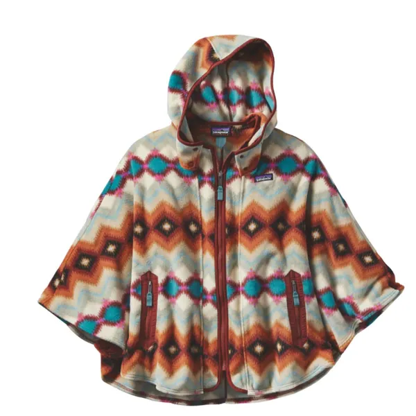 Patagonia Lightweight Synchilla® Poncho Cinder Red XS/S - Image 9