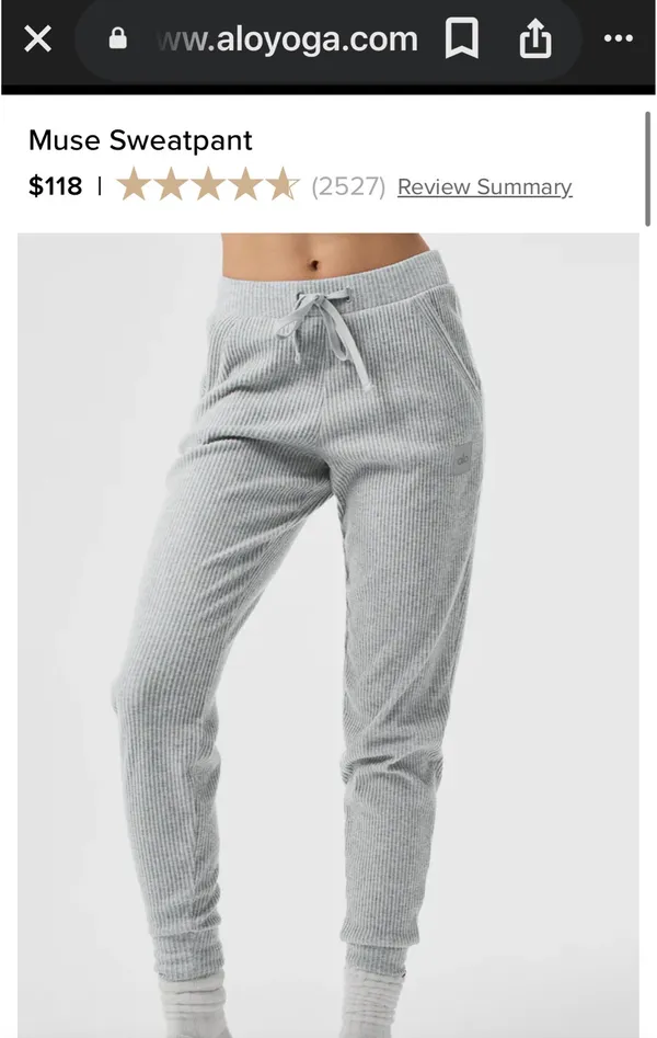 Alo Yoga Muse Sweatpants(read description) - Image 9