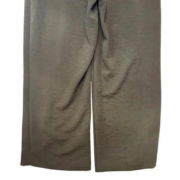 Abercrombie &‎ Fitch Black Wide Leg Pleated Trousers High Rise Size 8 29 Pants - Image 10