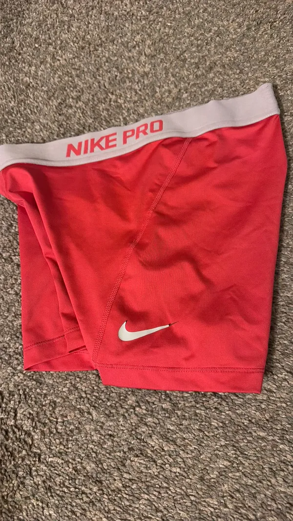 Nike Spandex Shorts Coral Pink - Image 3