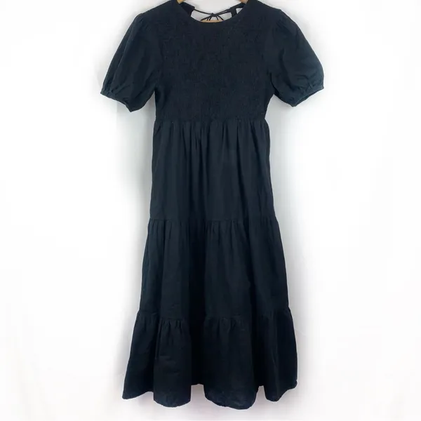 Petal & Pup Black Midi Dress - Image 7