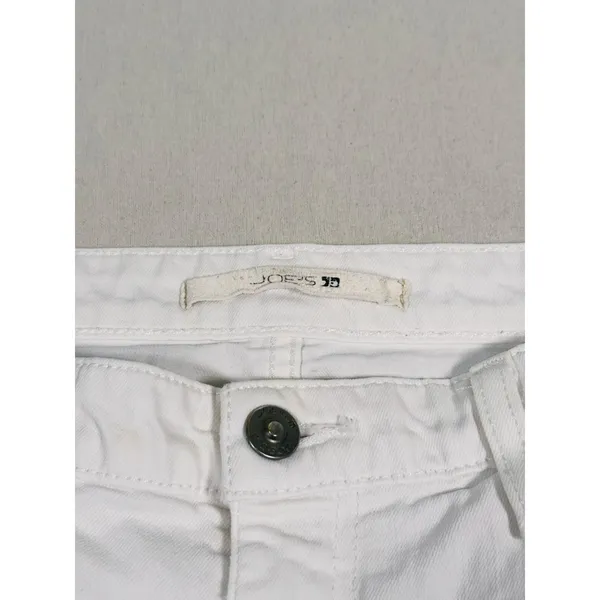 Joe’s Jeans Womens Azami Denim Midi Shorts Size 30 White Distressed Casual - Image 6