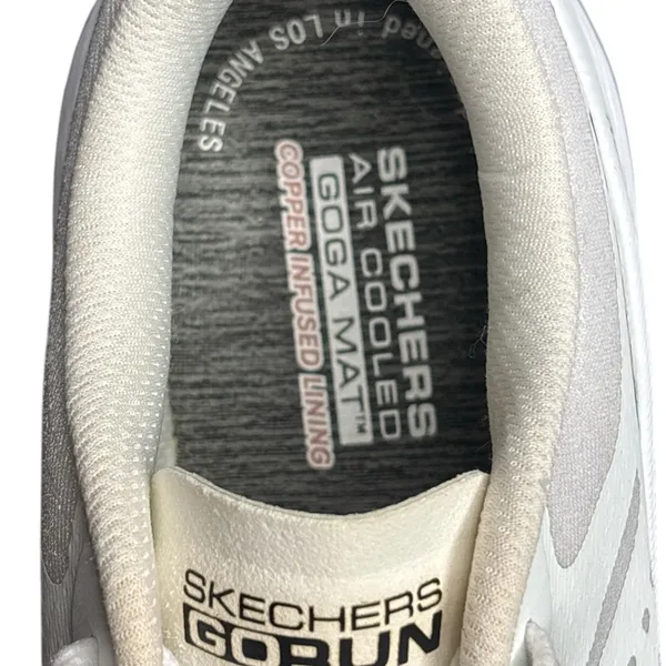Skechers White Go Run Sneakers - Image 2