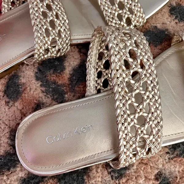 Calvin-klein Women's Gold Sandals - Image 3