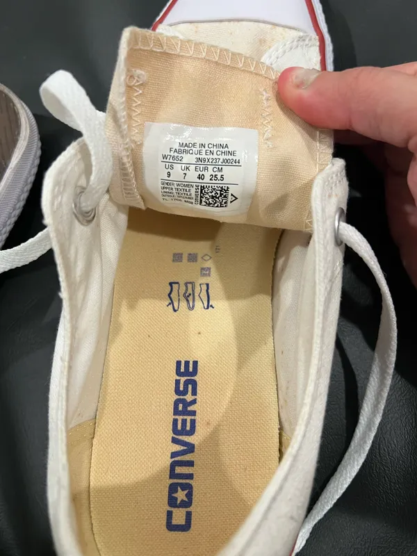White Converse All Star sneakers #converse #classic - Image 9
