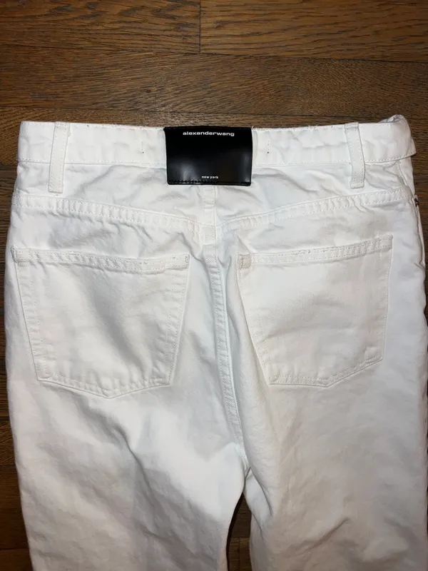 Alexander Wang White Jeans - Image 4