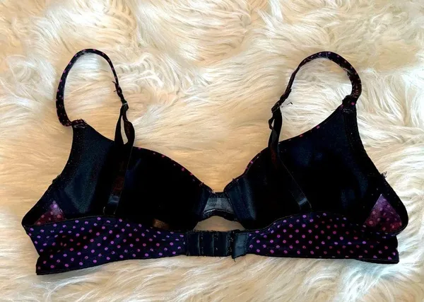 5/$25 Animal print & polka dot bra underwire lightly padded 36A - Image 2