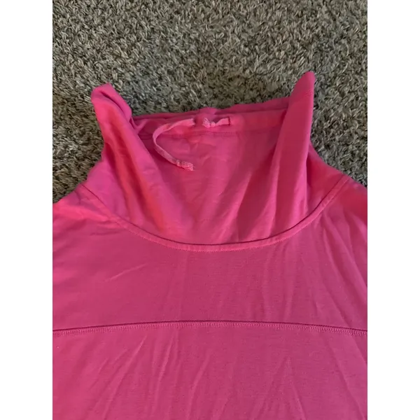 Simply Southern Women's Cowl‎ Neck Pink Sweatshirt Size Large - Image 4