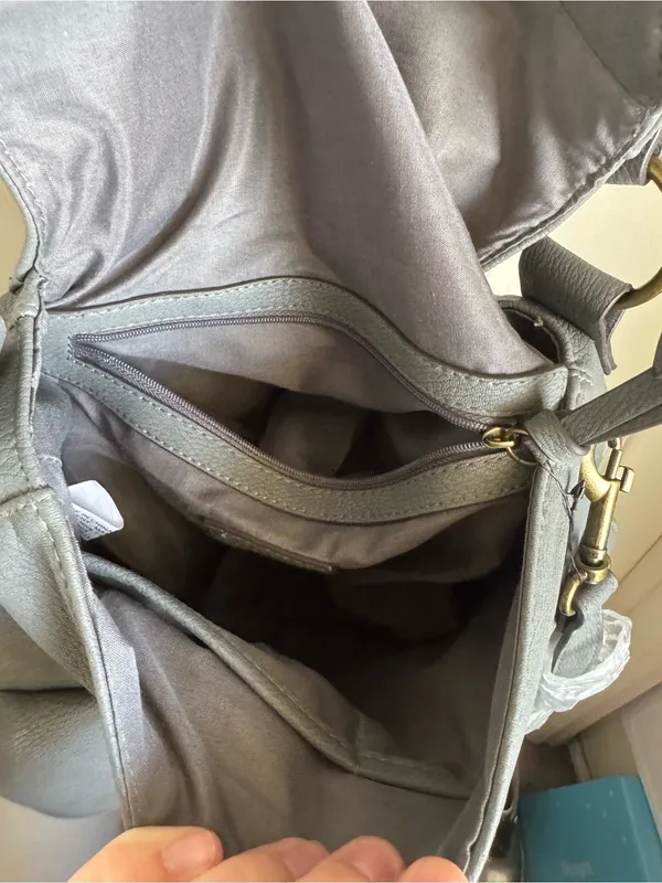 Sonoma Blue/Gray Crossbody Purse - Image 5