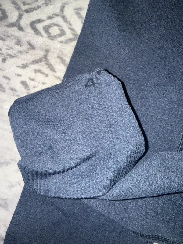 Lululemon knit leggings navy blue size 4 - Image 3
