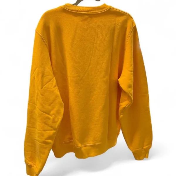 Madhappy Sweatshirt Size Large Yellow Crewneck Tokyo Exclusive Streetwear Pitt - Image 2