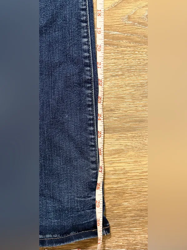 Abercrombie & Fitch Blue Flare Jeans Mid Rise Y2K 2000s Women’s 2R - Image 5