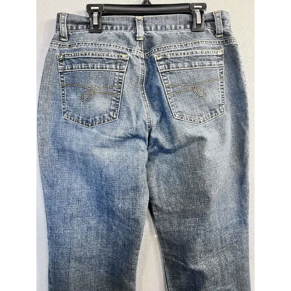 Jones New York Sport Flare Boot Cut Jeans Women 28” Waist Denim Pants Stretch‎ - Image 4