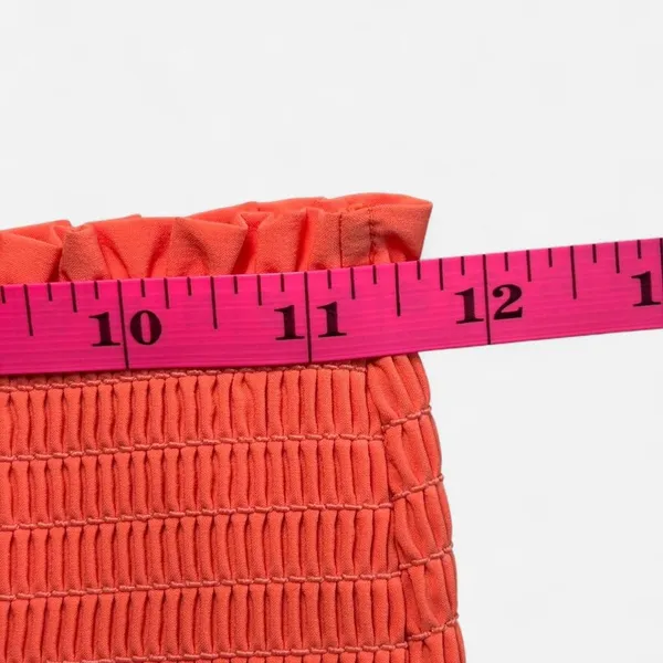 OFFLINE by Aerie Women M Athletic Shorts Polyester Stretch Orange - Image 8