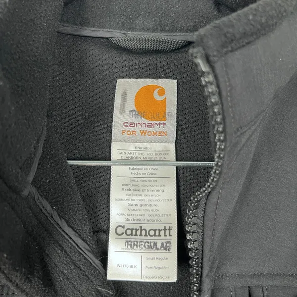 Carhartt Women's Soft Shell Jacket Black Sz S - Image 4