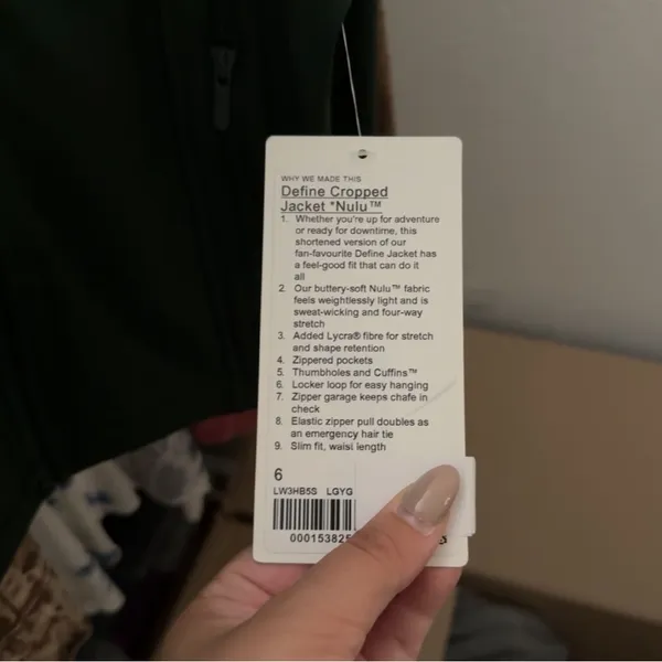 Lululemon Define Cropped Jacket - Legacy Green - Image 11