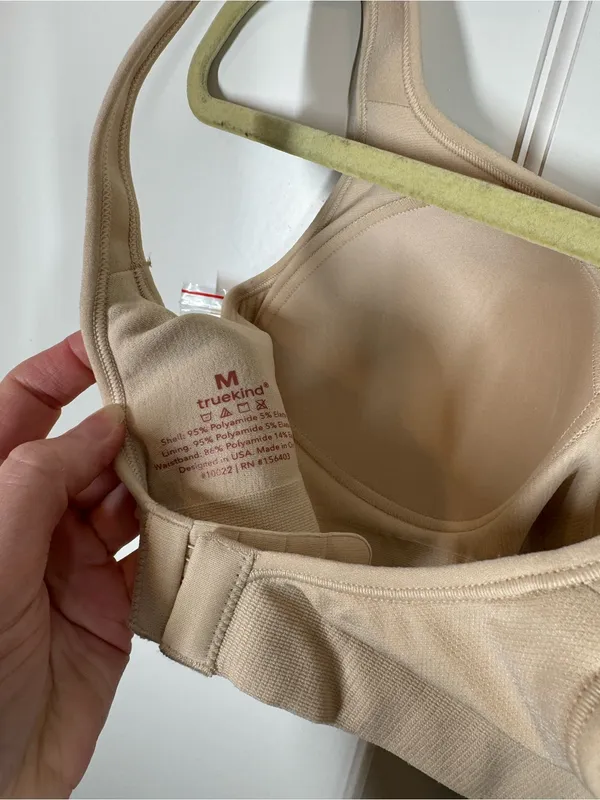 Truekind Daily Comfort Wireless Shaper Bra Nude Size medium nwt - Image 4