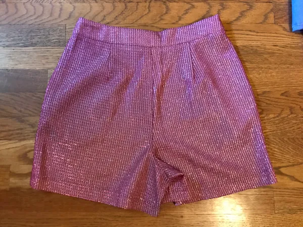 Sans Souci sparkly Pink short size M - Image 3