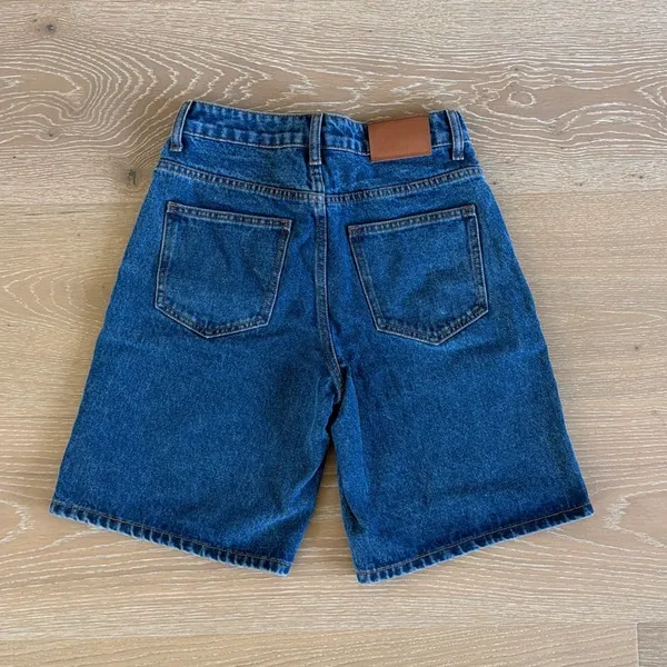 White Fox Denim Shorts Size XS Blue - Image 3