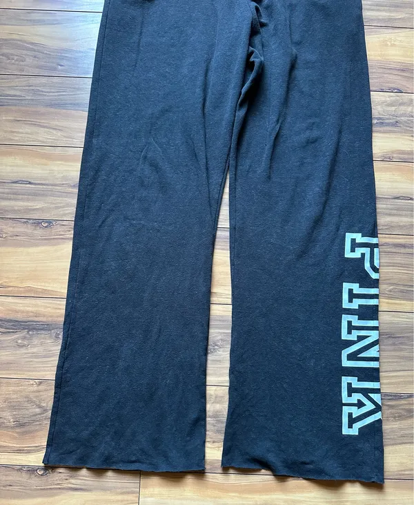 Victoria Secret Pink Black Sweatpants - Image 3