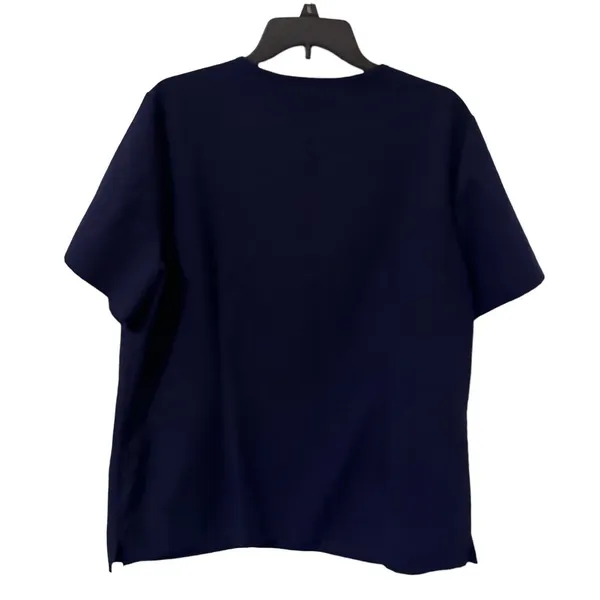 FIGS Technical Collection Casma‎ V Neck Scrub Top Womens XXL 2XL Blue FW1100 - Image 2