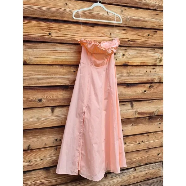 NWOT House of CB Clarabelle midi sundress in peach M - Image 6
