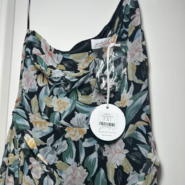 NWT Petal and Pup Amren Floral One-Shoulder Tiered Asymmetric Dress women's 2 - Image 5