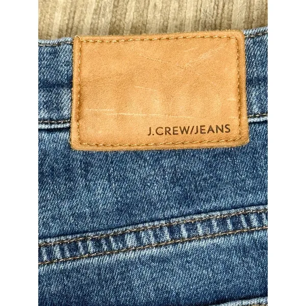 J.Crew Slim Broken In Boyfriend Jeans Distressed Light Blue Wash Denim Sz 27 - Image 9