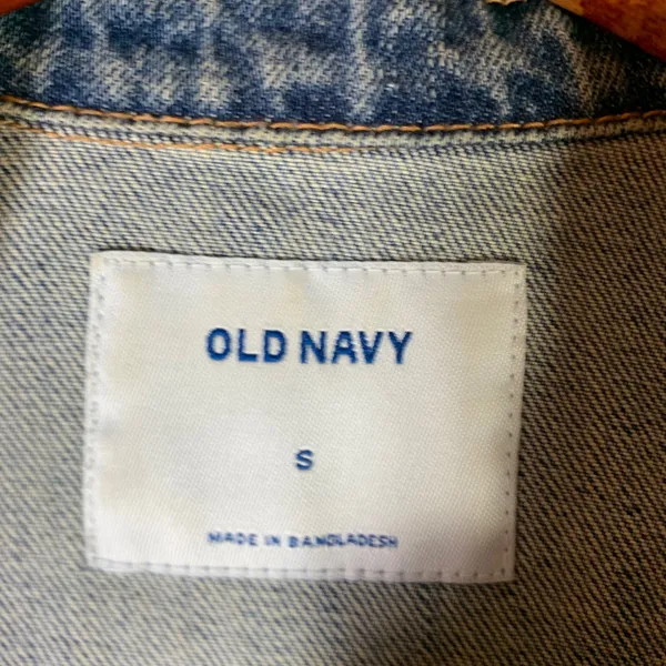 Old‎ Navy Womens Classic Denim Jacket Medium Authentic Wash Blue S Amerians - Image 2