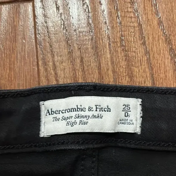 Abercrombie & Fitch the super skinny high rise ankle jeans size 25 - Image 7