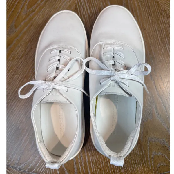 Wolf & Shepherd Cruise Lace-Up White Sneakers Women's Size‎ 38 US 7 - Image 6
