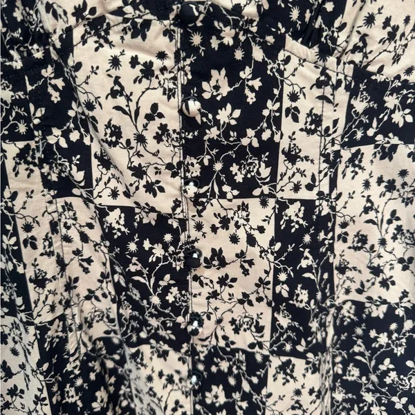 NWT By Anthropologie Ruffled Puff-Sleeve Dress Sz 4‎ - Image 6