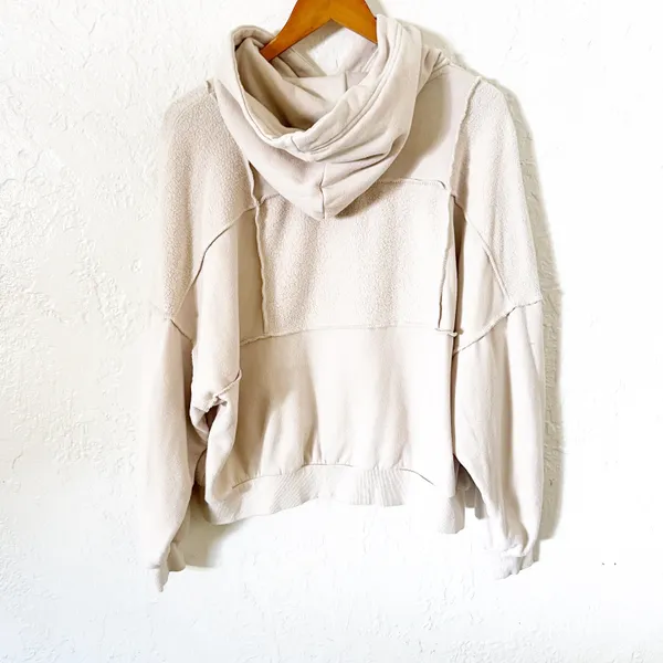 Sherpa Patchwork Hoodie - Image 6