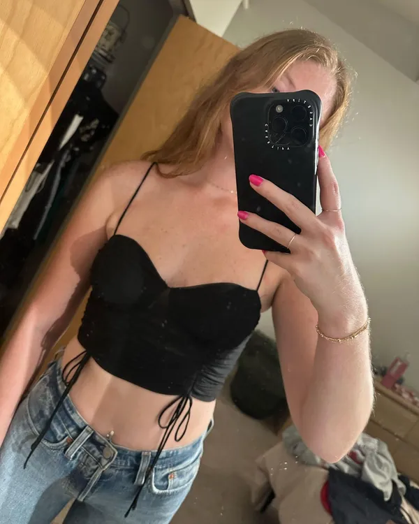 Princess Polly mesh corset crop top - Image 2