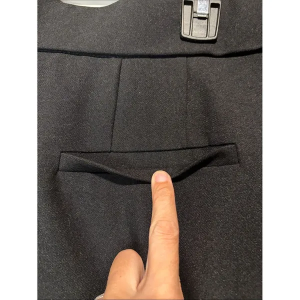 Torrid Studio NWT Tailored Twill Wide Leg High Rise Pants in Deep Black 14 S - Image 5