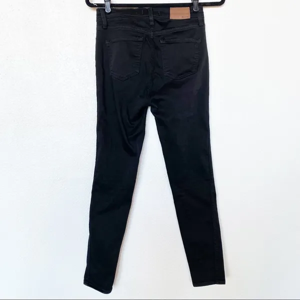 Madewell 10" High Rise Skinny Jeans Black Size 27 - Image 9