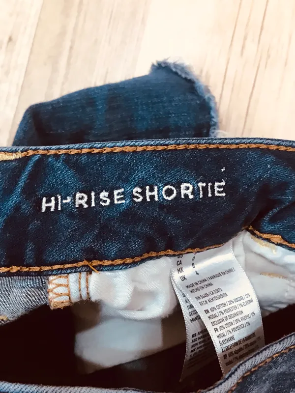 American Eagle High Rise Shortie sz 0 - Image 10