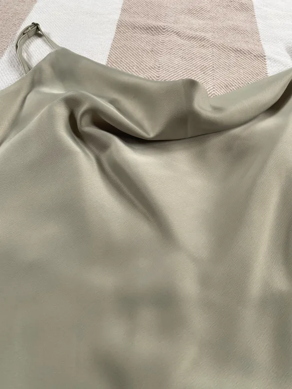 Urban Outfitters Silk Dress Cowl Neck green - Image 2