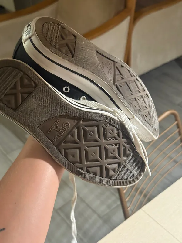 Black High-Top Converse - Image 5