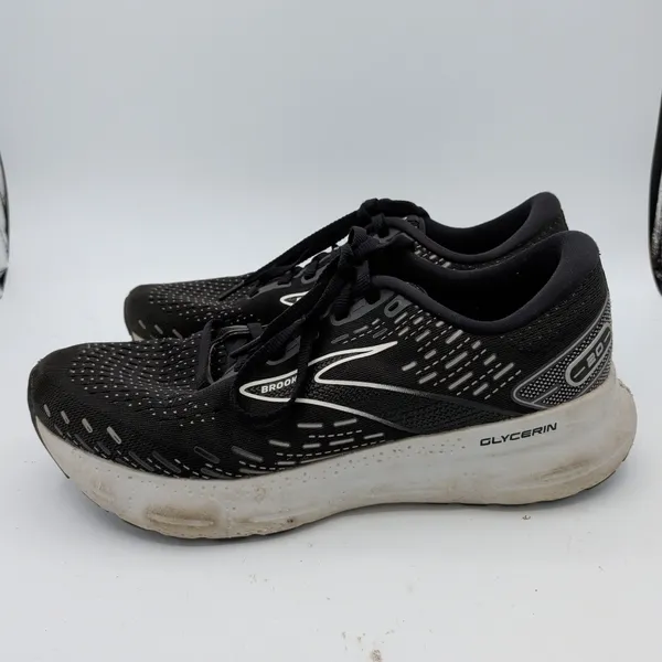 Brooks‎ Glycerin 20 Black White Running Shoes Womens 10.5 Wide 1203691D059 - Image 2