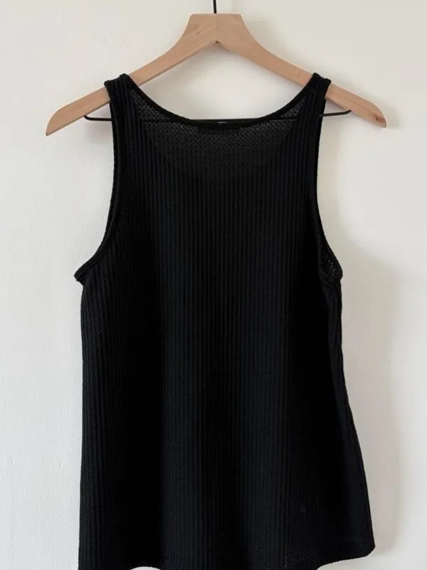 Entro Waffle Knit Tank Top - Image 3