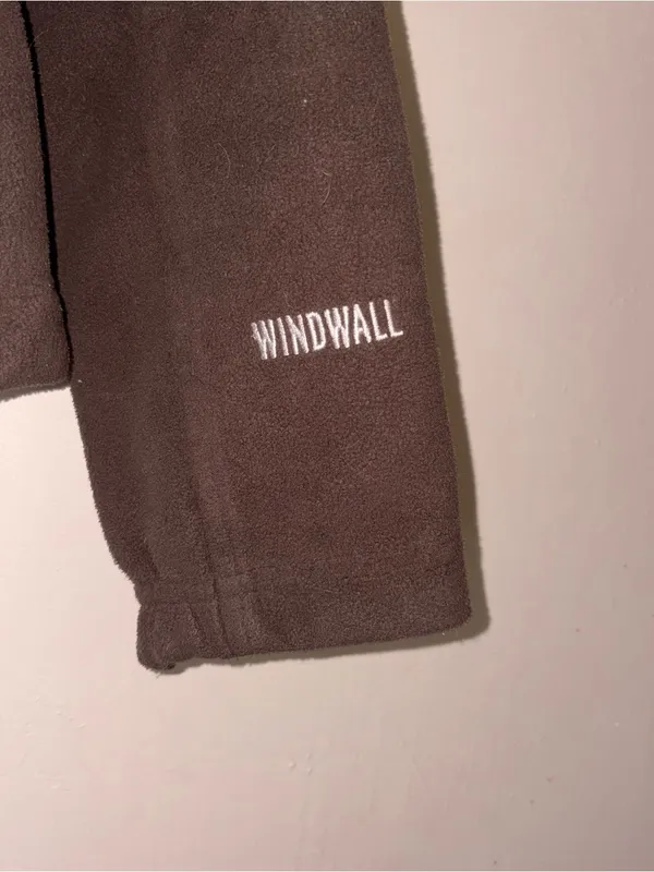 The North Face Women's WindWall Fleece Jacket Brown Size Medium - Image 2
