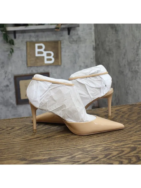NWT Aldo Womens Kymmberly Strappy Pointed Toe Heels 14028467 Cream Brown 7B - Image 13