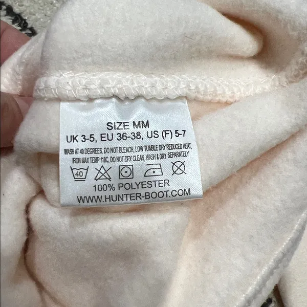 Hunter Off-White Boot Socks - Image 5