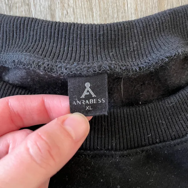 Womens Anrabess Black Sweatshirt - Image 5