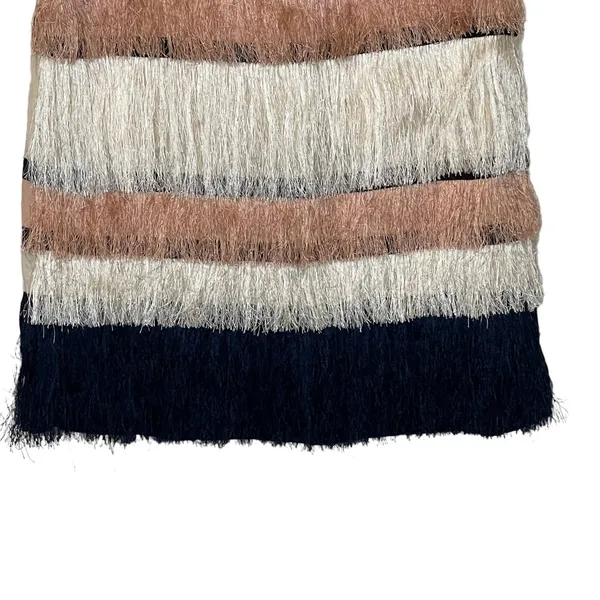 Ann Taylor Women's‎ Tiered Fringe Tank Top Striped Flapper Retro Mod Size Small - Image 5