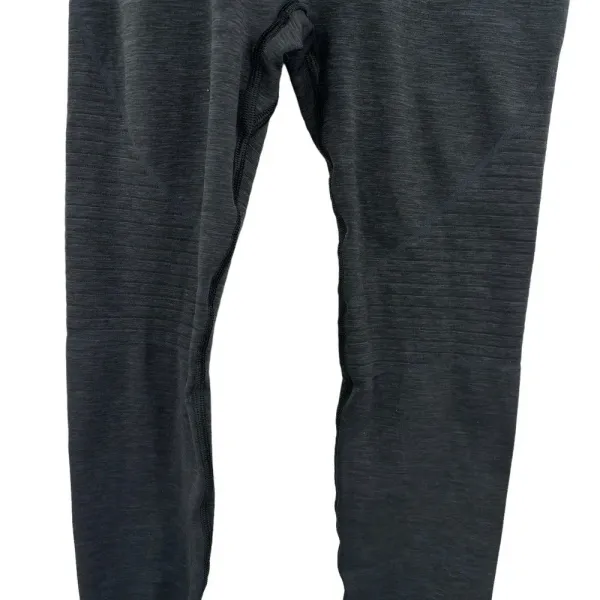 Alphalete Revival Moto‎ Leggings Seamless Knit Stretch Gray Black Size Small - Image 5