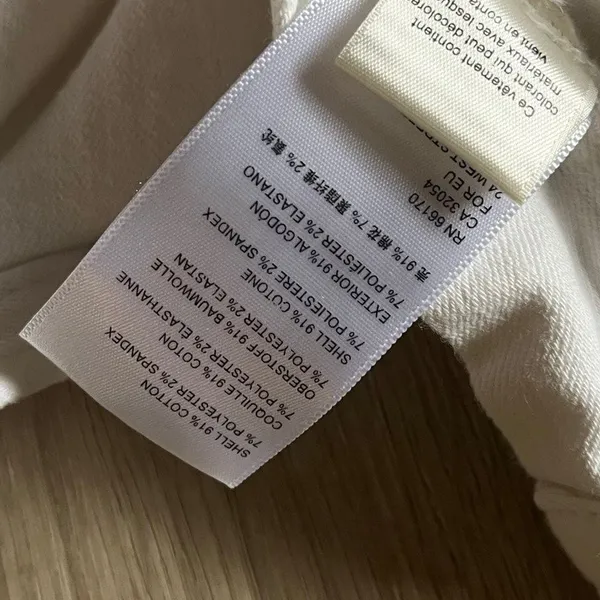 Pilcro & The Letterpress Overalls Women's 25 Off White‎ Denim Anthropologie Farm - Image 7