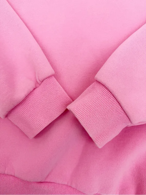 Yllw The Label I Told My Mom About You Oversized Sweatshirt Pink - Image 9